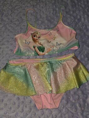 Disney Frozen Elsa Glitter Two-Piece Swimsuit - 5T